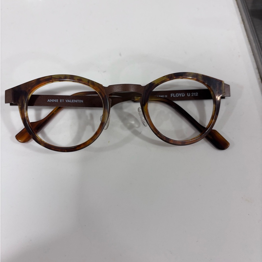 Anne et Valentin Floyd U205 Brown Round Glasses GREAT CONDITION